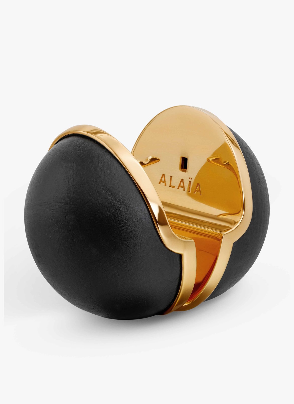 SPHERE EARRINGS ALAÏA BROWN SPHERE EARRINGS